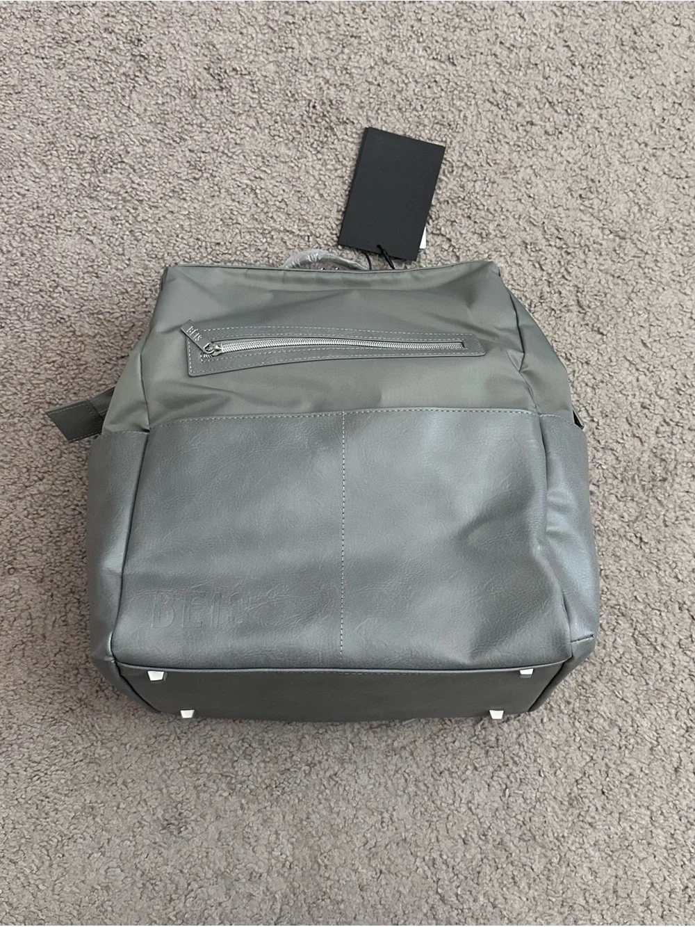 Beis The Backpack Diaper Bag Grey